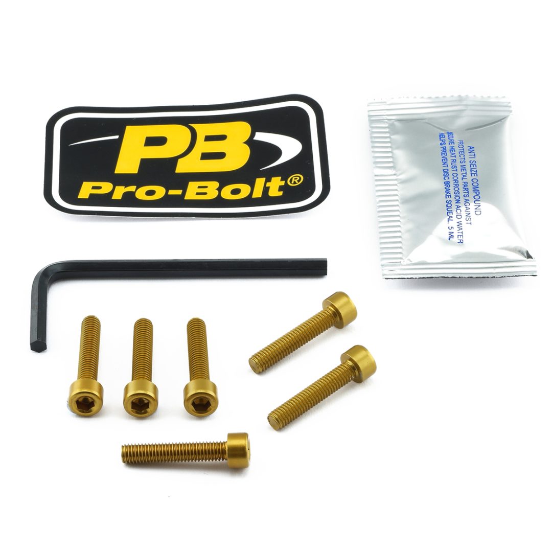 Bultar tanklock Standard 6 pack PRO BOLT Guld