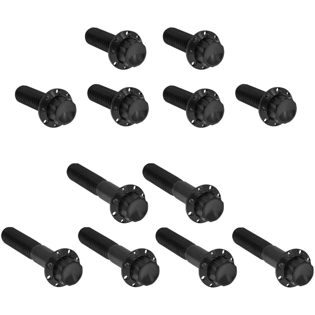 Bultkit Rocker Box 12-Point Titan Svart ARLEN NESS