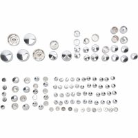 Bultskyddskit Deluxe Krom Silver DRAG SPECIALTIES