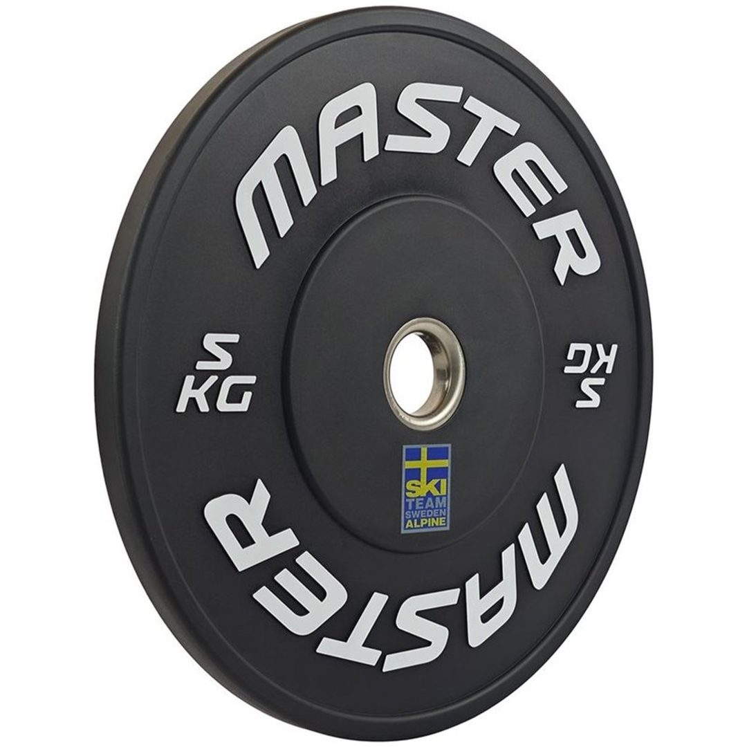 Bumper ski svart Master Fitness 5 kg – bild 2