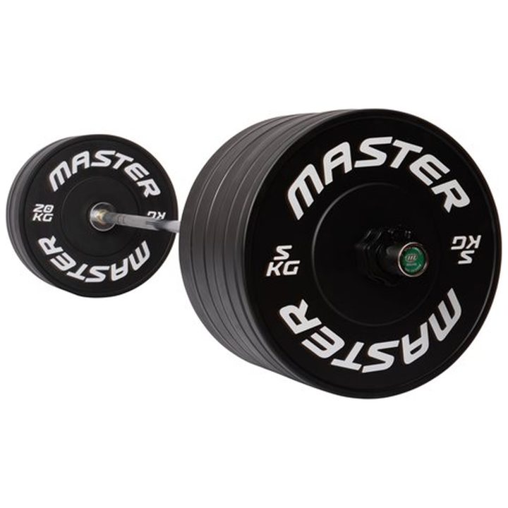 Bumperplate set 120 kg Master Fitness – bild 2