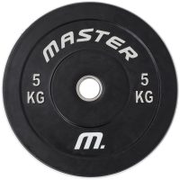 Bumperplate svart Master Fitness