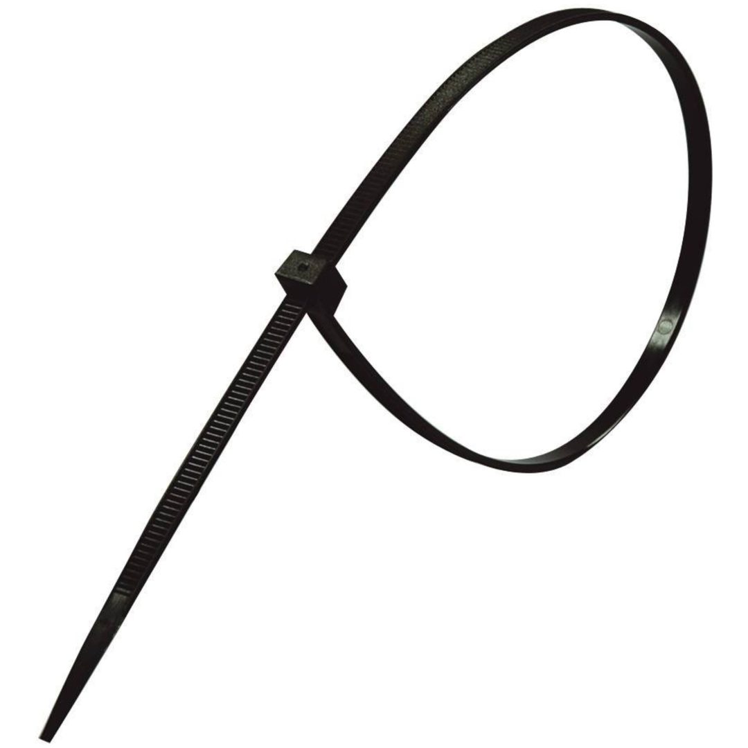 Buntband 228x4,8 mm, Svart UV, 100-pack ABB Thomas & Betts BUNTBAND 228X4,8 MM SVART/100