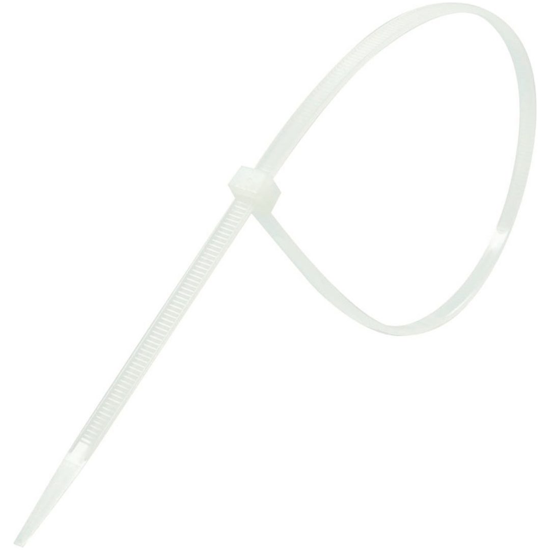 Buntband, Vit, 430 mm, 9,0 mm, 100 st MALMBERGS