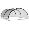 Bur för baseball svart polyester vidaXL 600 x 400 x 250 cm – miniatyr 2