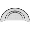 Bur för baseball svart polyester vidaXL 600 x 400 x 250 cm – miniatyr 3