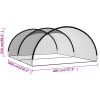 Bur för baseball svart polyester vidaXL 600 x 400 x 250 cm – miniatyr 9