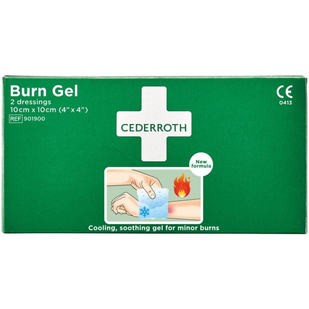 Burn Gel Dressing 10x10 Cm 2-pack CEDERROTH Beteckning: 901900