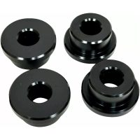 BUSHING KIT RISER BLACK DYNA, FXR, SPORTSTER
