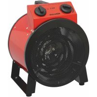 Byggfläkt, Rund, 2kW, Röd, IP44 MALMBERGS