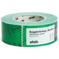 Byggfolietejp, Grön, Bredd 50 mm etab