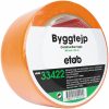 Byggtejp, Orange, Bredd 50 mm etab – miniatyr 2