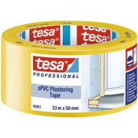Byggtejp Spvc 66001 Gul 33mx50mm TESA