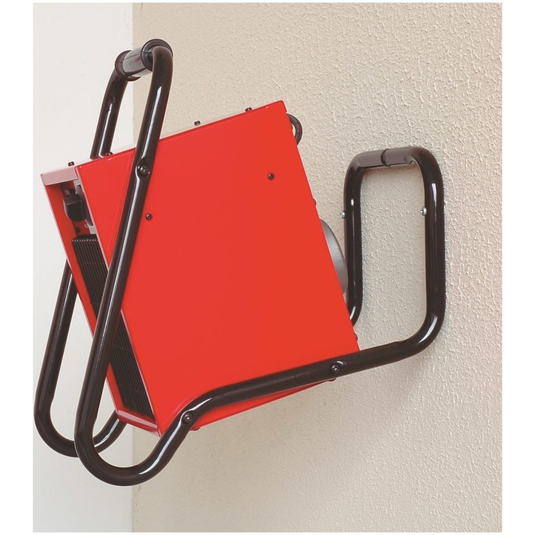 Byggvärmefläkt, 2kW, 230V, Röd, IP44 MALMBERGS – bild 3