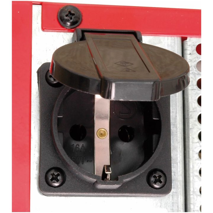 Byggvärmefläkt, 2kW, 230V, Röd, IP44 MALMBERGS – bild 2