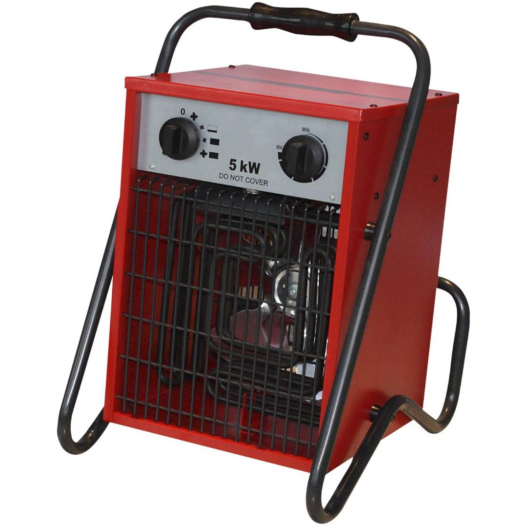 Byggvärmefläkt 5 kW, 9 kW VÄRMEFLÄKT BYGG 5KW