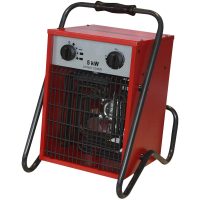 Byggvärmefläkt 5 kW, 9 kW