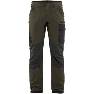 Byxa 14221645 Grön / Svart BLÅKLÄDER