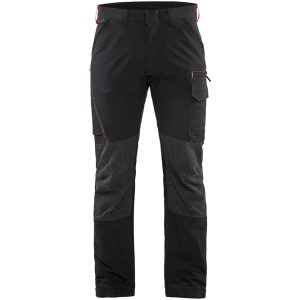 Byxa 14221645 Svart / Röd BLÅKLÄDER