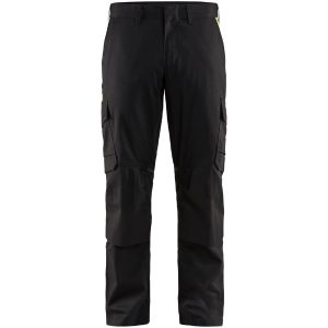 Byxa 14481832 Svart / Hivisgul BLÅKLÄDER