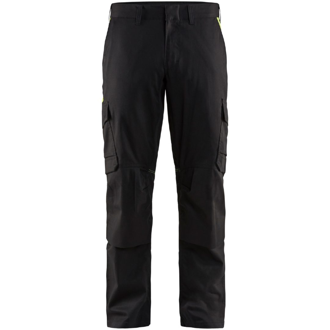 Byxa 14481832 Svart / Hivisgul BLÅKLÄDER BYXA 14481832 SVART/GUL 44