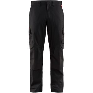 Byxa 14481832 Svart / Röd BLÅKLÄDER