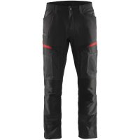 Byxa 14561845 Svart / Hivisröd BLÅKLÄDER