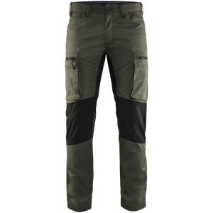Byxa 14591845 Grön / Svart BLÅKLÄDER