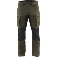 Byxa 14591845 Grön / Svart BLÅKLÄDER