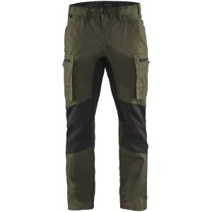 Byxa 14591845 Grön / Svart BLÅKLÄDER