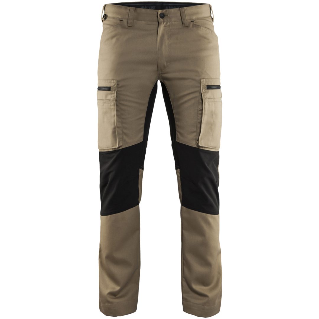 Byxa 14591845 Khaki / Svart BLÅKLÄDER BYXA 14591845 STONE/SVART 44
