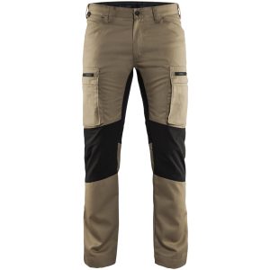 Byxa 14591845 Khaki / Svart BLÅKLÄDER