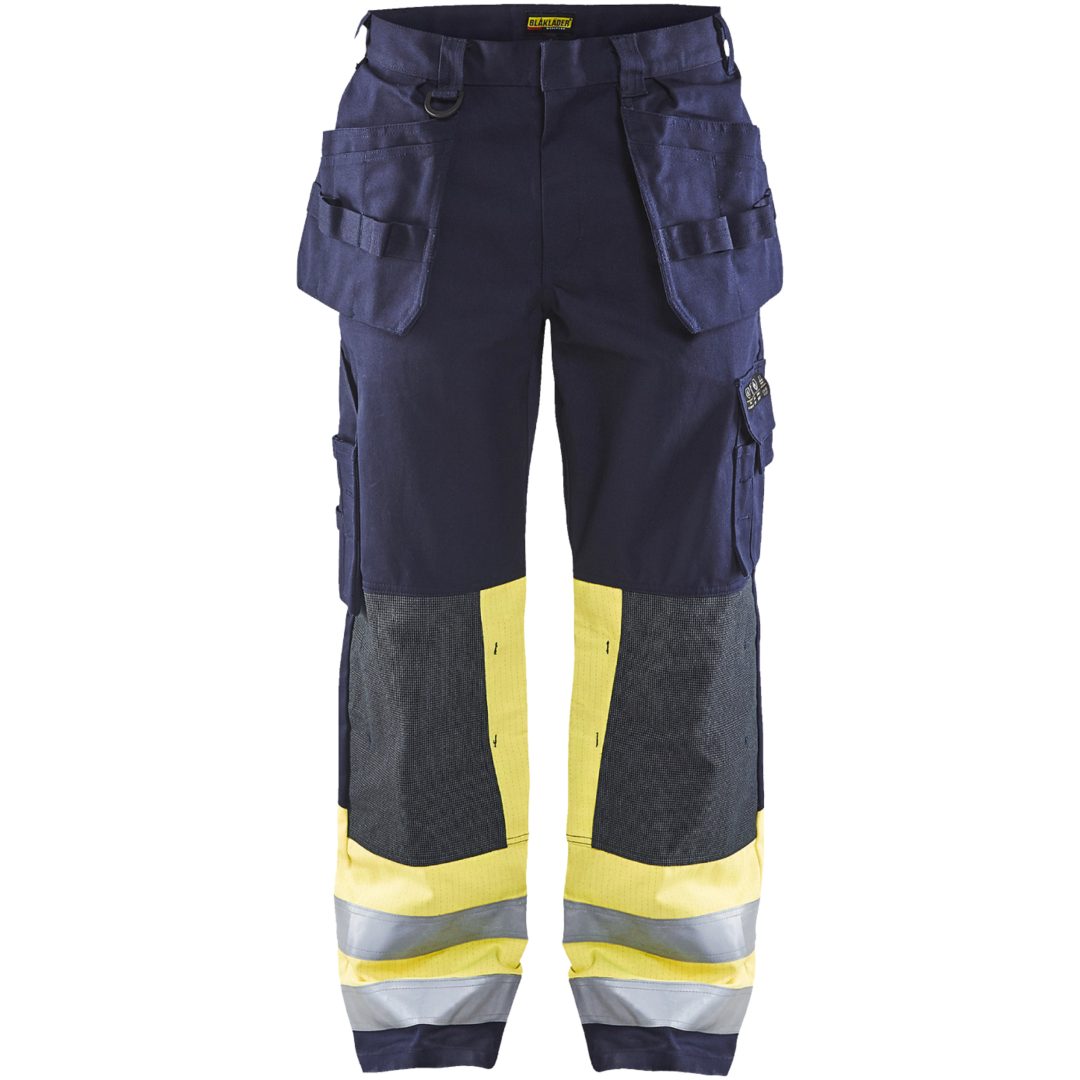 Byxa 14791514 Marin / Hivisgul BLÅKLÄDER BYXA 14791514 MARIN/GUL 44