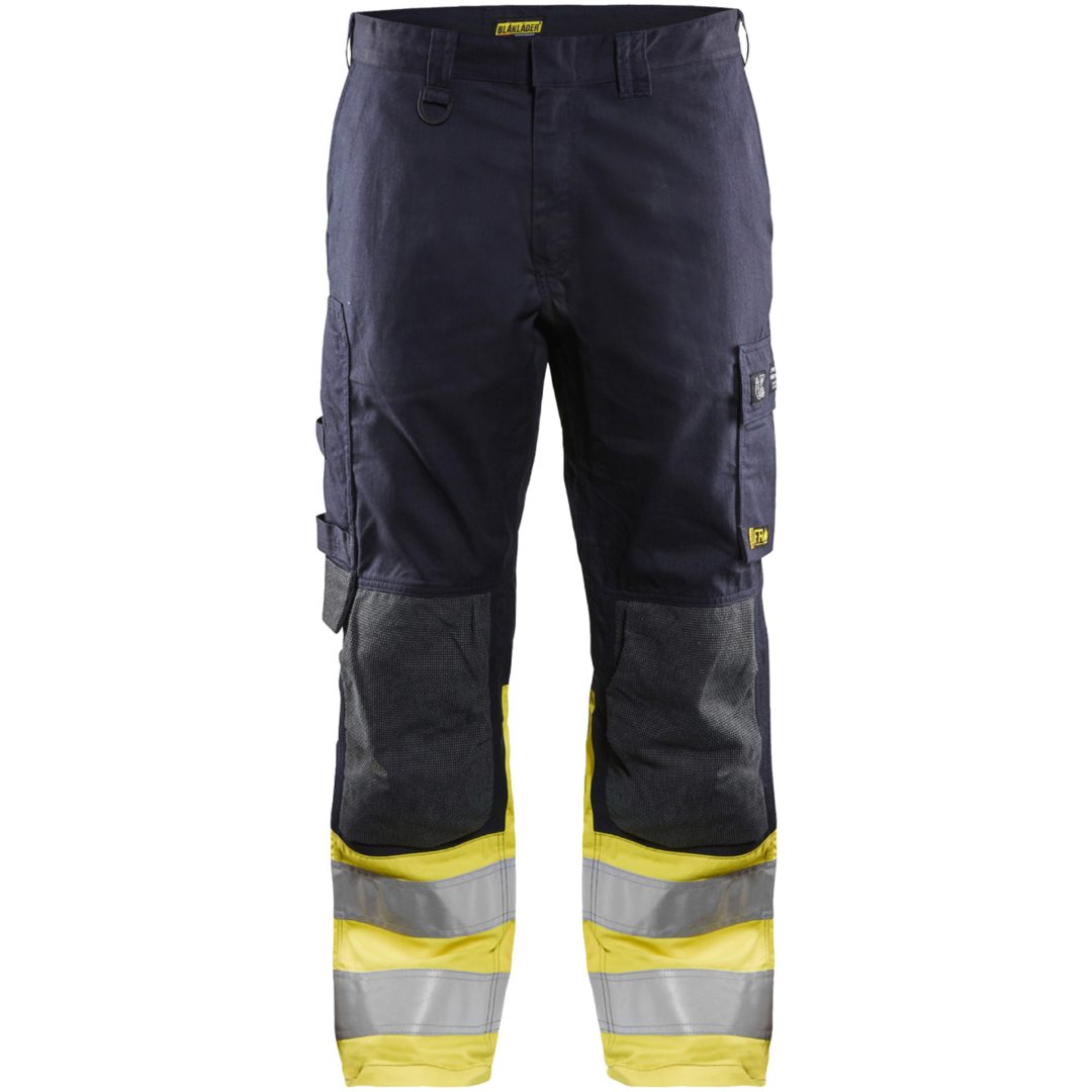 Byxa 14881512 Marin / Hivisgul BLÅKLÄDER BYXA 14881512 MARIN/GUL 44