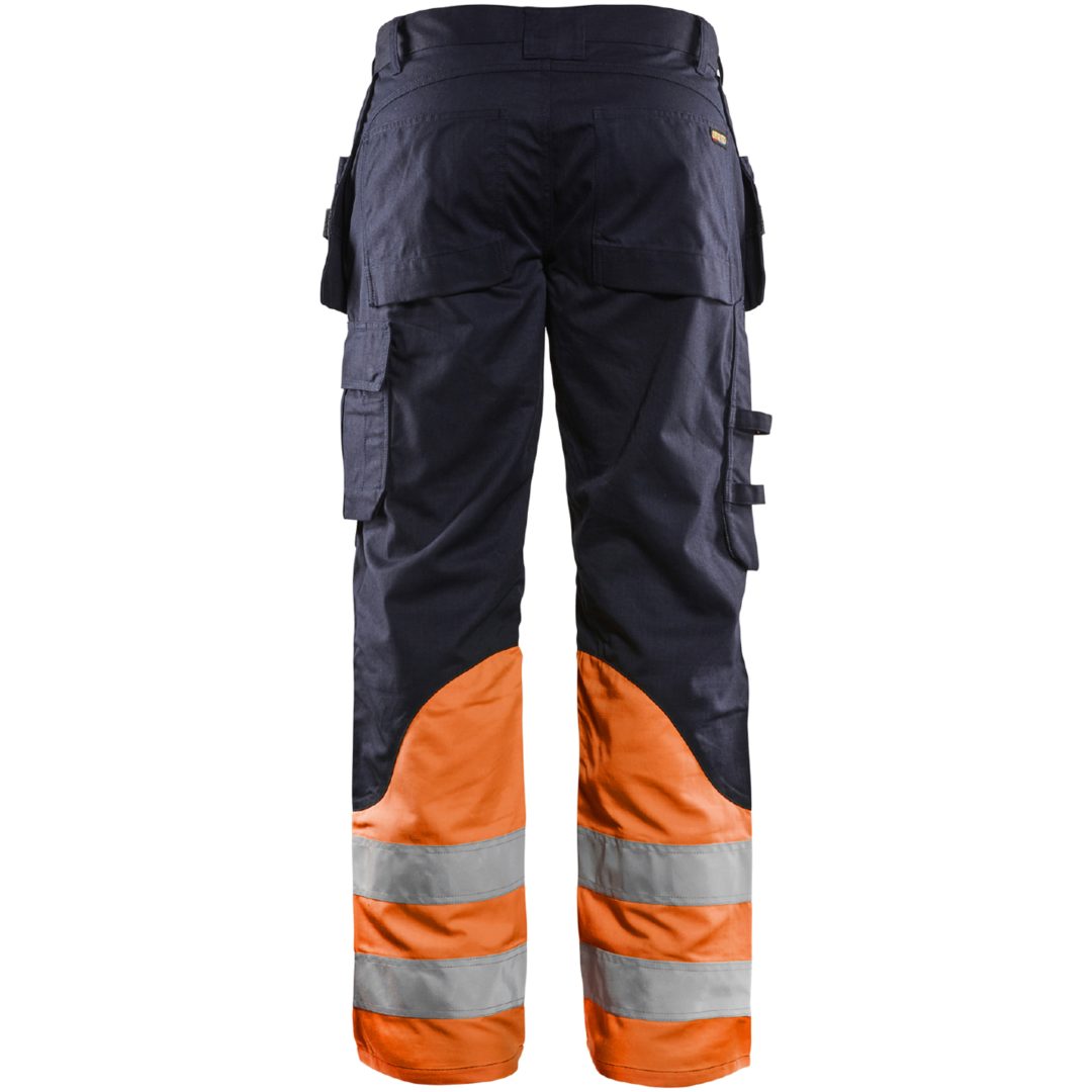 Byxa 14891513 Marin / Hivisorange BLÅKLÄDER BYXA 14891513 MARIN/ORANGE 44 – bild 2