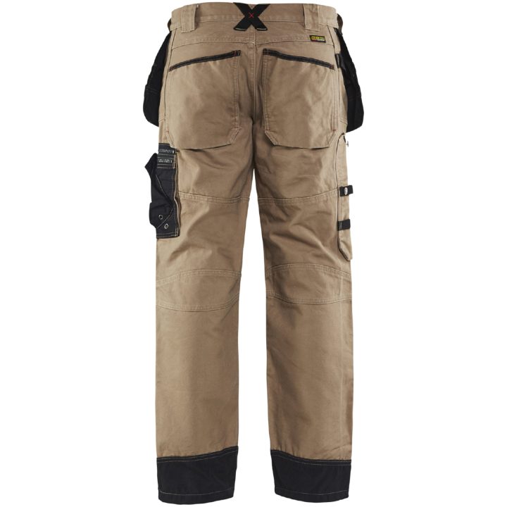Byxa 15001320 Khaki / Svart BLÅKLÄDER BYXA 15001320 KHAKI/SVART 60 – bild 2
