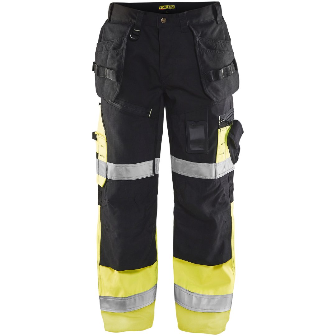 Byxa 15081860 Svart / Hivisgul BLÅKLÄDER BYXA 15081860 SVART/GUL 60