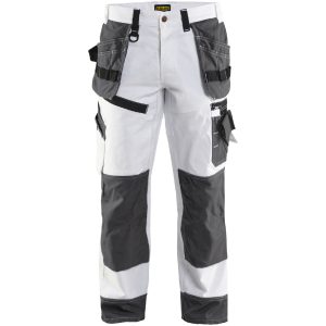 Byxa 15101210 Vit / Grå BLÅKLÄDER