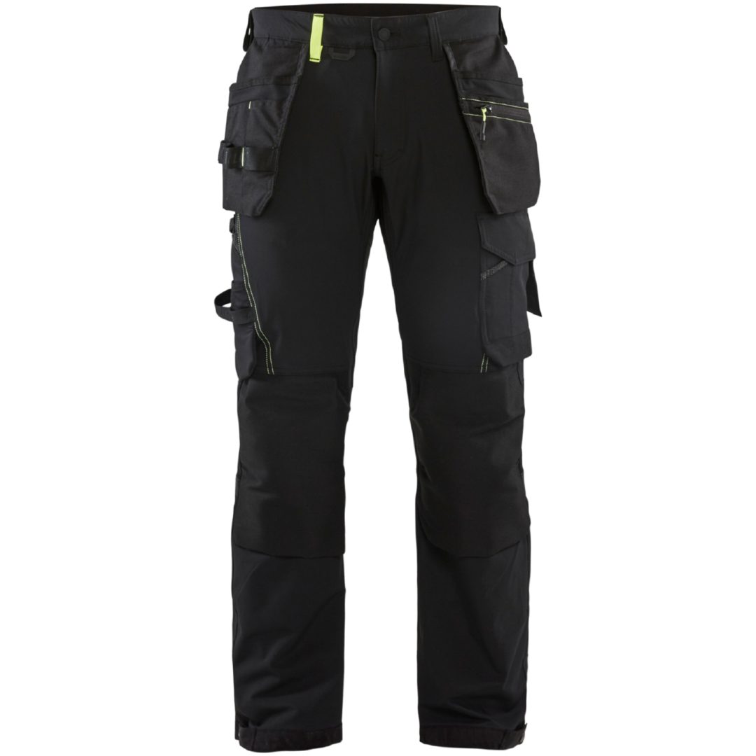 Byxa 15221645 Svart / Hivisgul BLÅKLÄDER BYXA 15221645 SVART/GUL 44