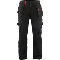 Byxa 15221645 Svart / Röd BLÅKLÄDER
