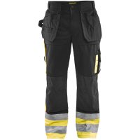 Byxa 15291860 Svart / Hivisgul BLÅKLÄDER