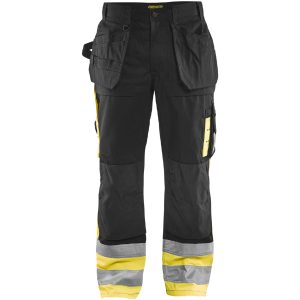 Byxa 15291860 Svart / Hivisgul BLÅKLÄDER