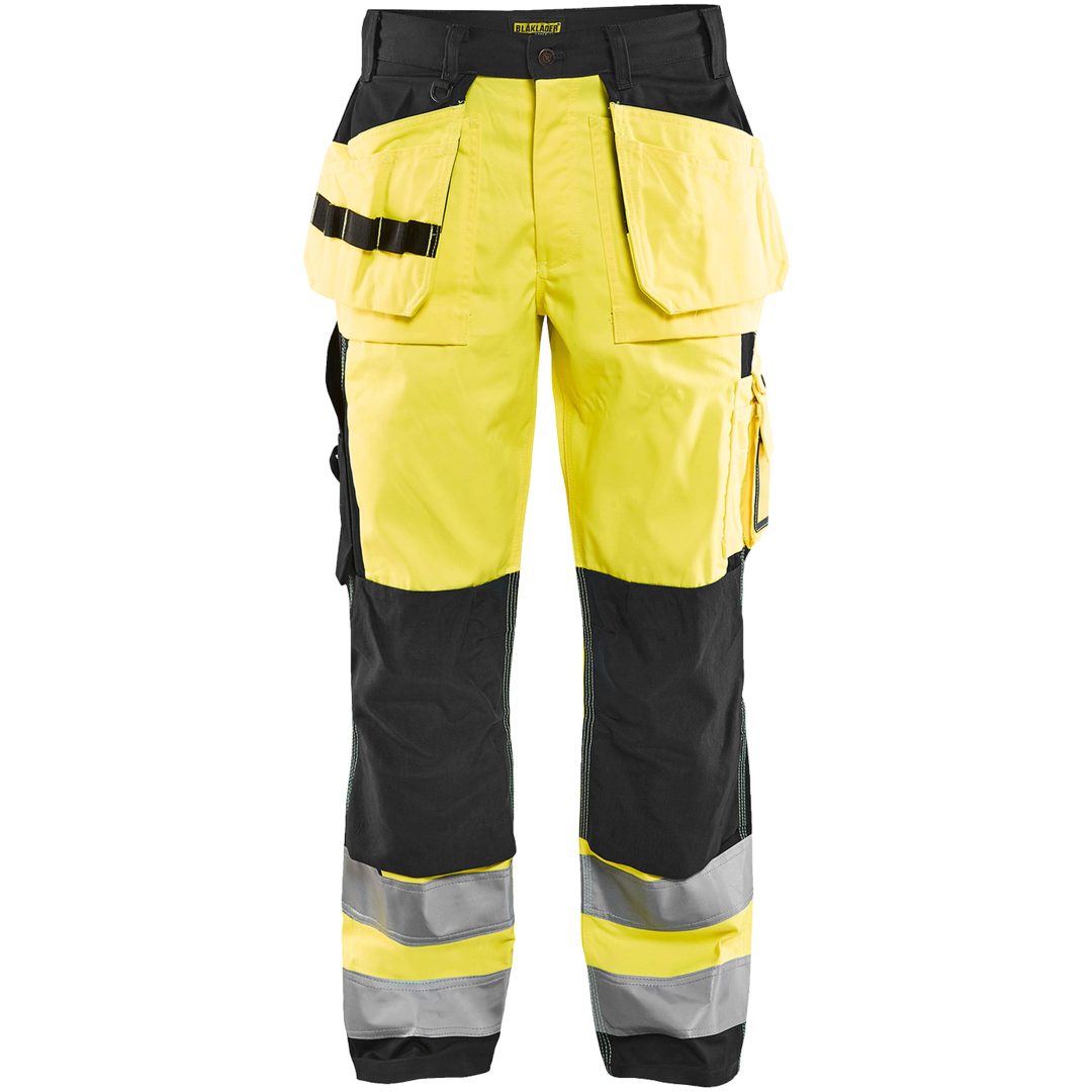 Byxa 15331860 Hivisgul / Svart BLÅKLÄDER BYXA 15331860 GUL/SVART 44