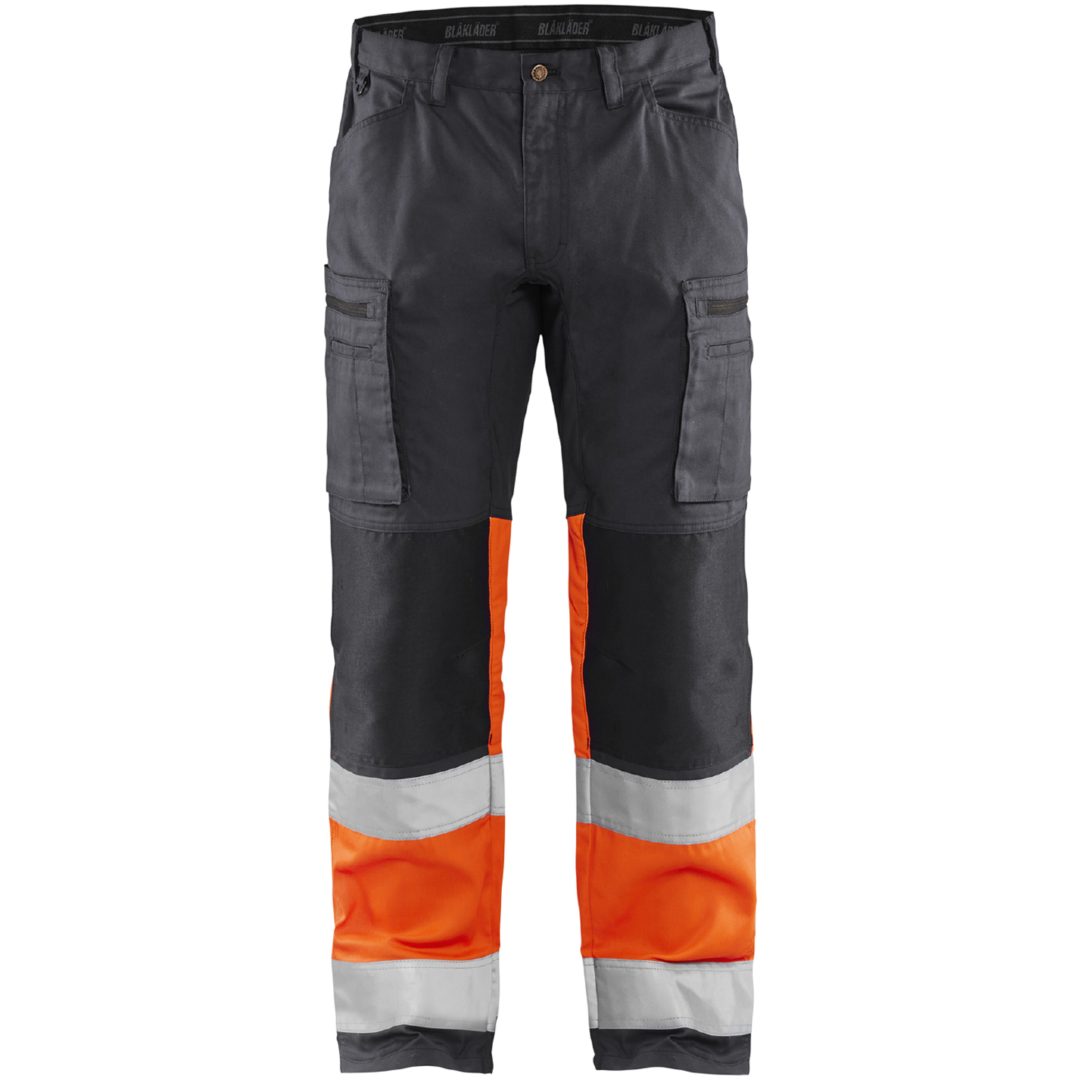 Byxa 15511811 Grå / Hivisorange BLÅKLÄDER BYXA 15511811 MELLANGRÅ/O 44