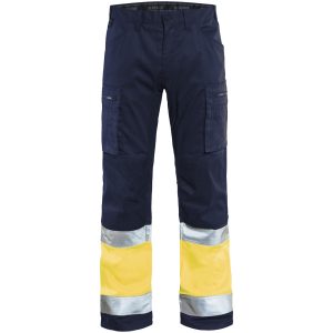 Byxa 15511811 Marin / Hivisgul BLÅKLÄDER