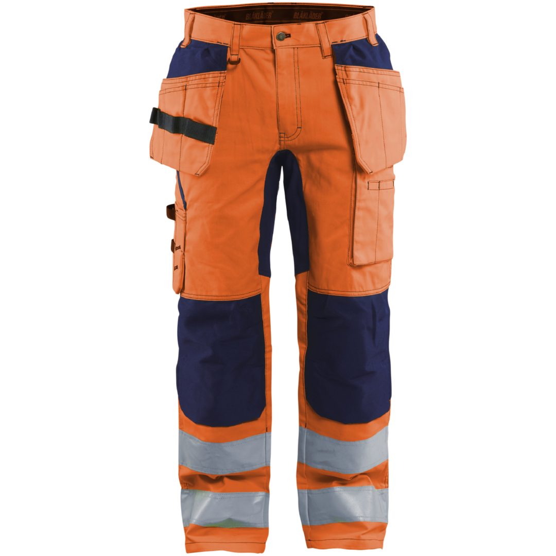 Byxa 15521811 Hivisorange / Marin BLÅKLÄDER BYXA 15521811 ORANGE/MAR 46