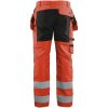 Byxa 15521811 Hivisröd / Svart BLÅKLÄDER BYXA 15521811 RÖD/SVART 46 – miniatyr 2