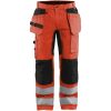 Byxa 15521811 Hivisröd / Svart BLÅKLÄDER BYXA 15521811 RÖD/SVART 46 – miniatyr 1