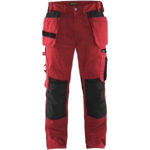 Byxa 15551860 Röd / Svart BLÅKLÄDER