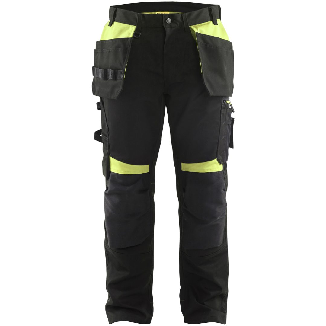 Byxa 15551860 Svart / Hivisgul BLÅKLÄDER BYXA 15551860 SVART/GUL 44